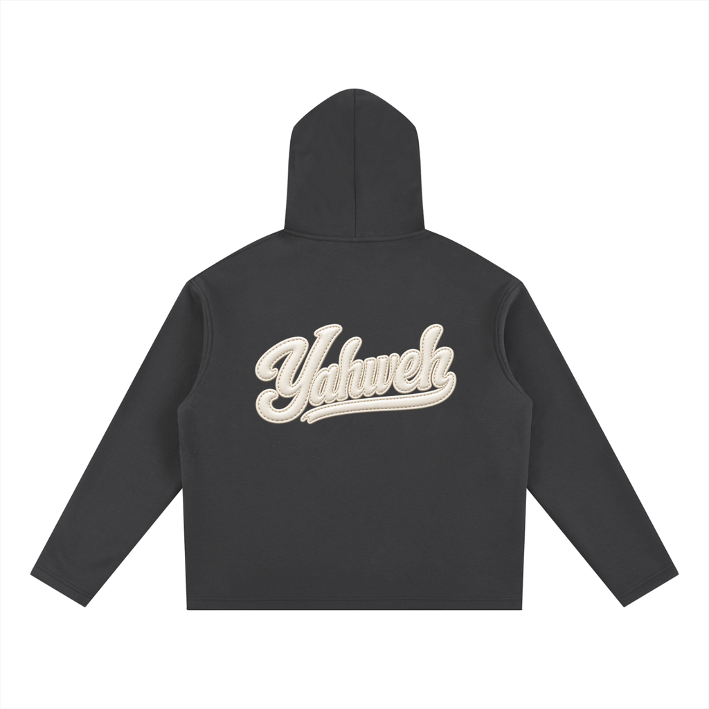 Leather Yahweh Hoodie