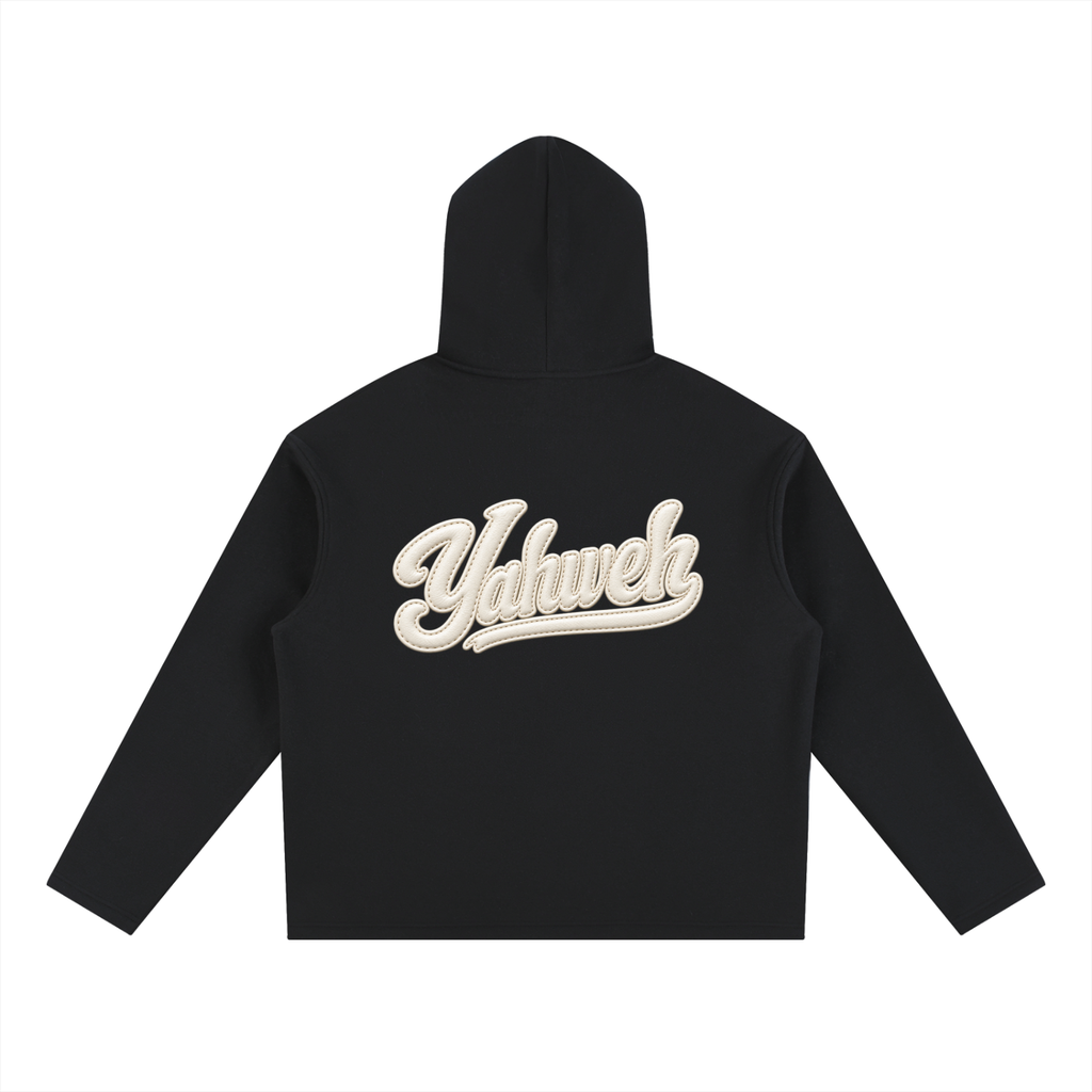 Leather Yahweh Hoodie