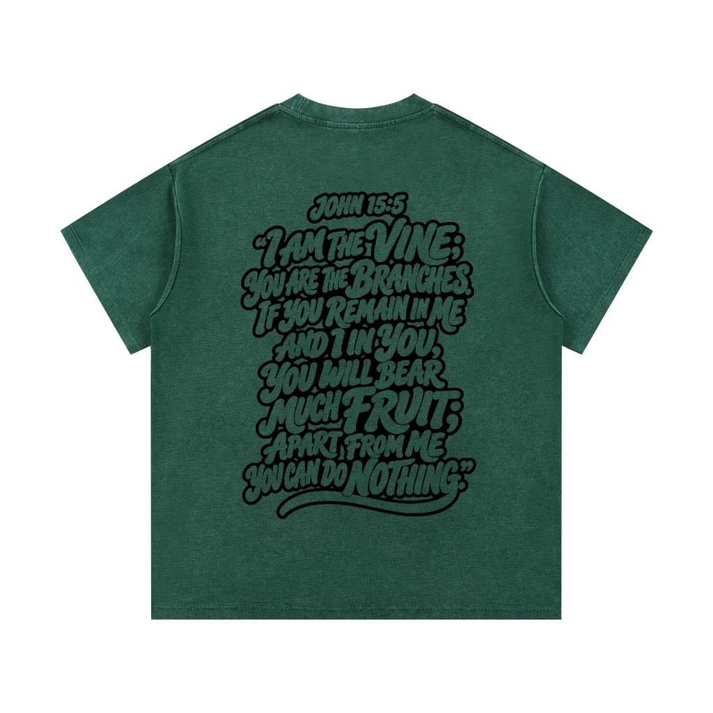 Mineral Wash Waffle Knit T-Shirt