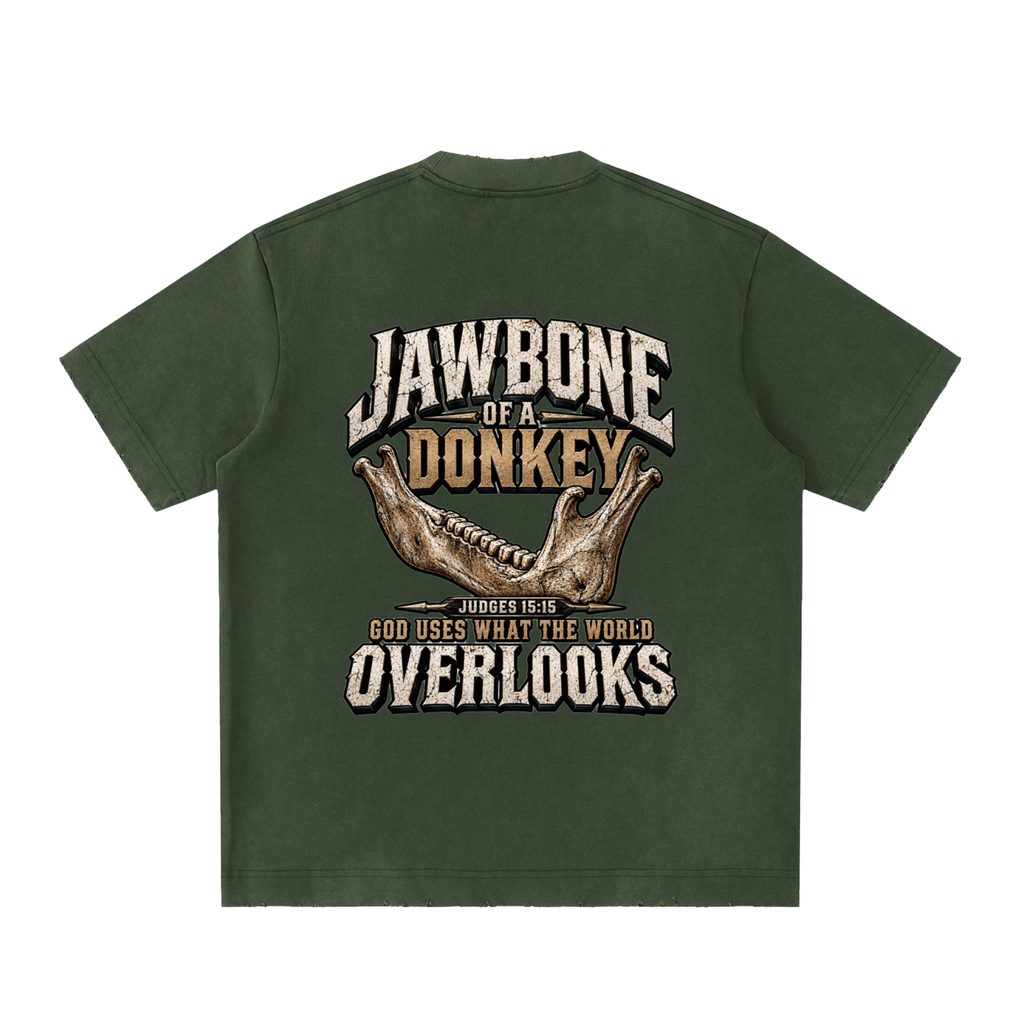 Heavyweight Vintage Washed Frayed T-Shirt