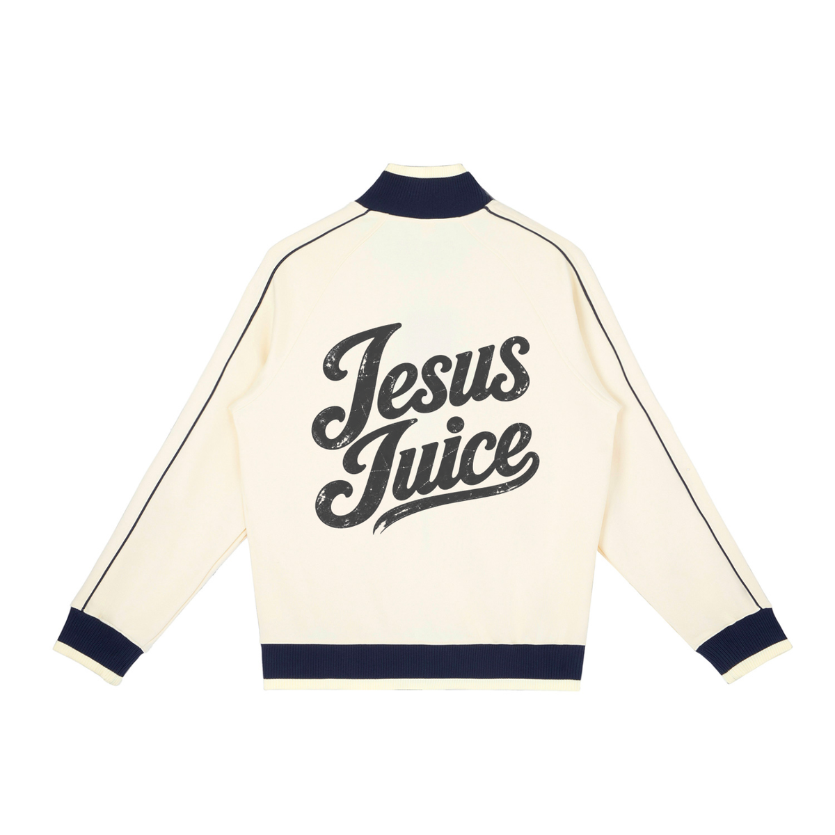 Color Block Raglan Sleeve Zip Track Jacket