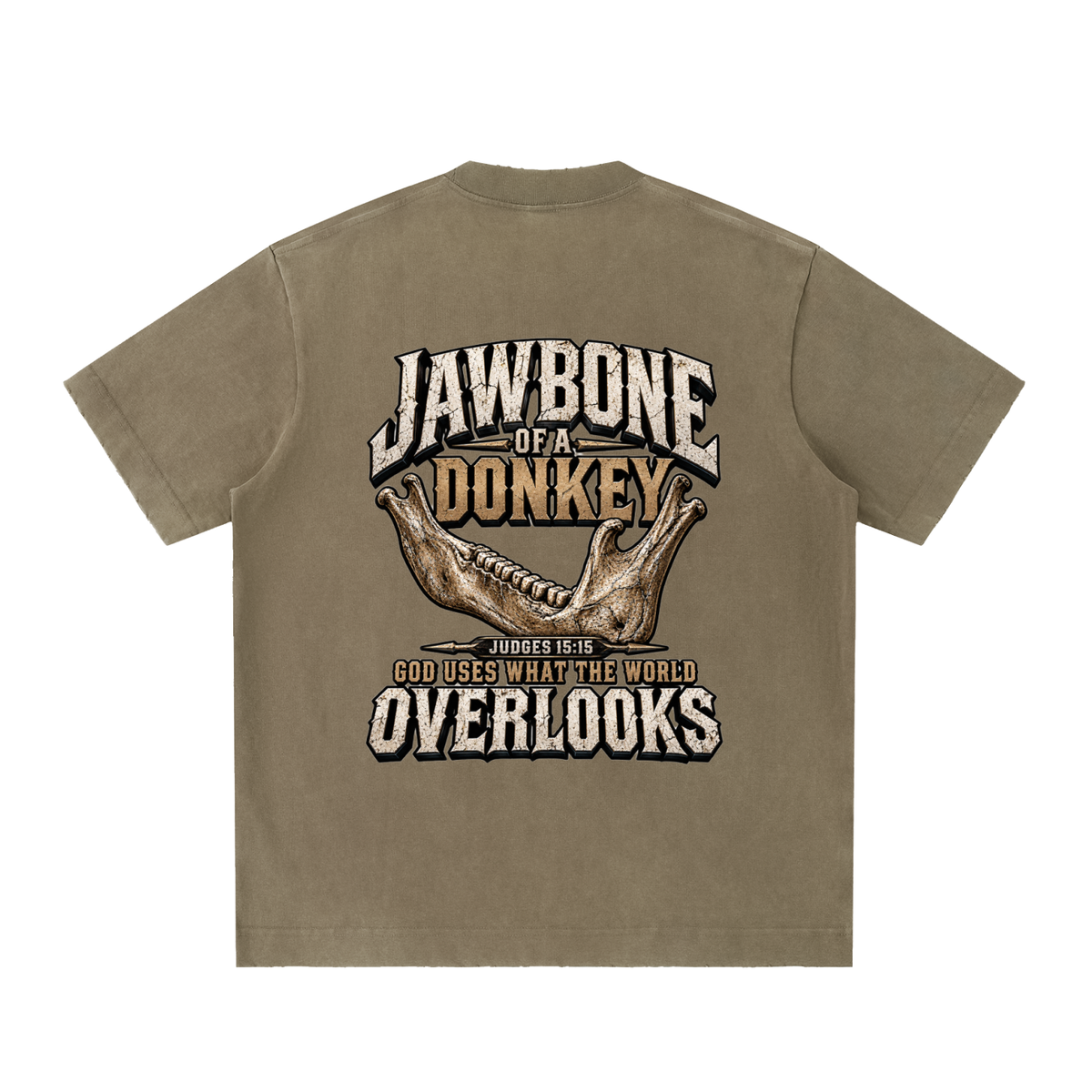 Heavyweight Vintage Washed Frayed T-Shirt