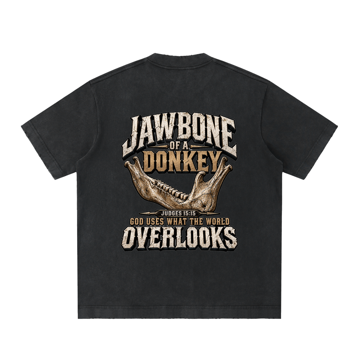 Heavyweight Vintage Washed Frayed T-Shirt
