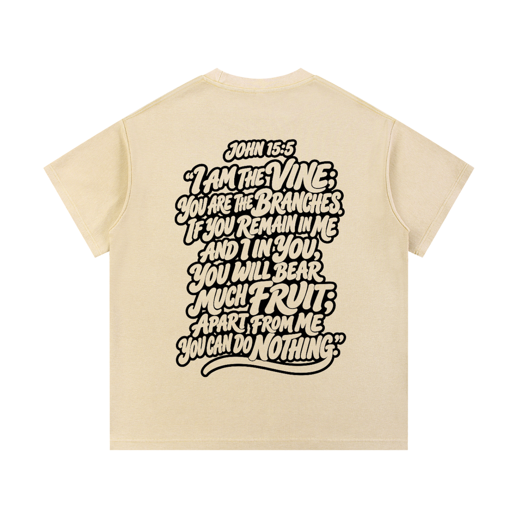 Mineral Wash Waffle Knit T-Shirt