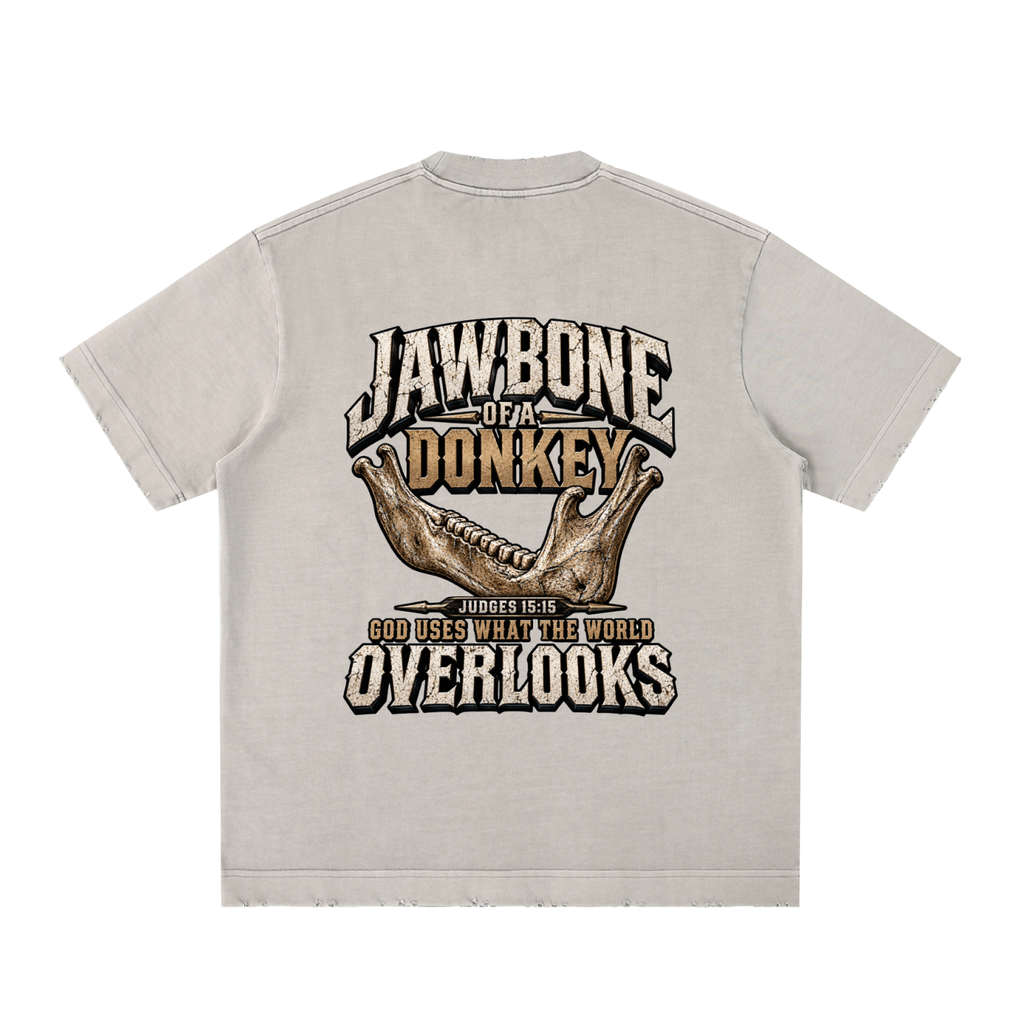 Heavyweight Vintage Washed Frayed T-Shirt