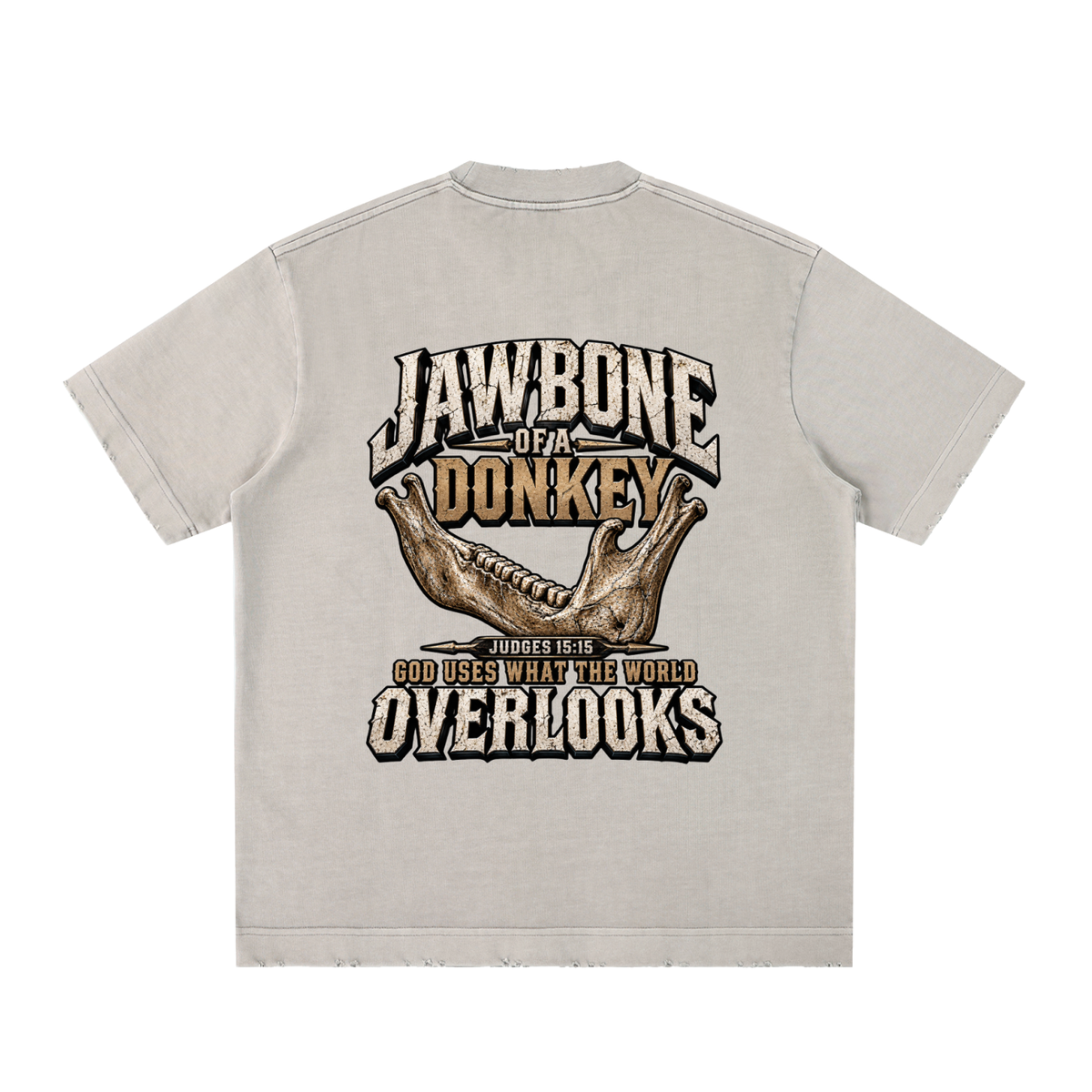 Heavyweight Vintage Washed Frayed T-Shirt