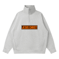 Quarter-Zip Drop Shoulder Sweatshirt